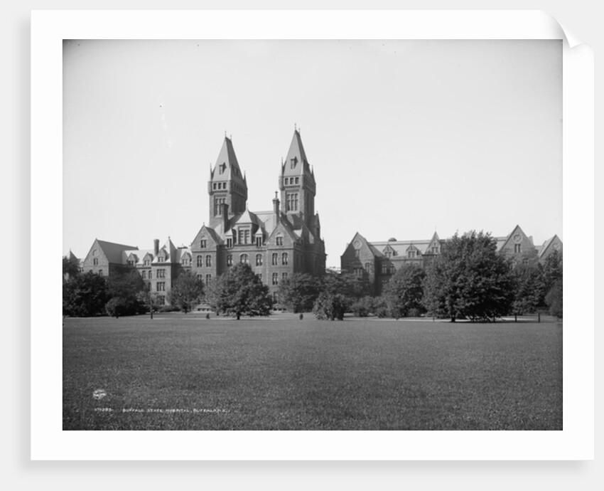 Buffalo State Hospital, Buffalo, N.Y., c.1900-10 by Detroit Publishing Co.