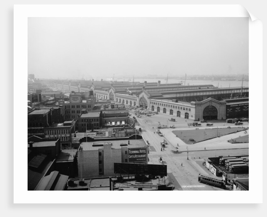 New Chelsea piers, New York, c.1900-20 by Detroit Publishing Co.