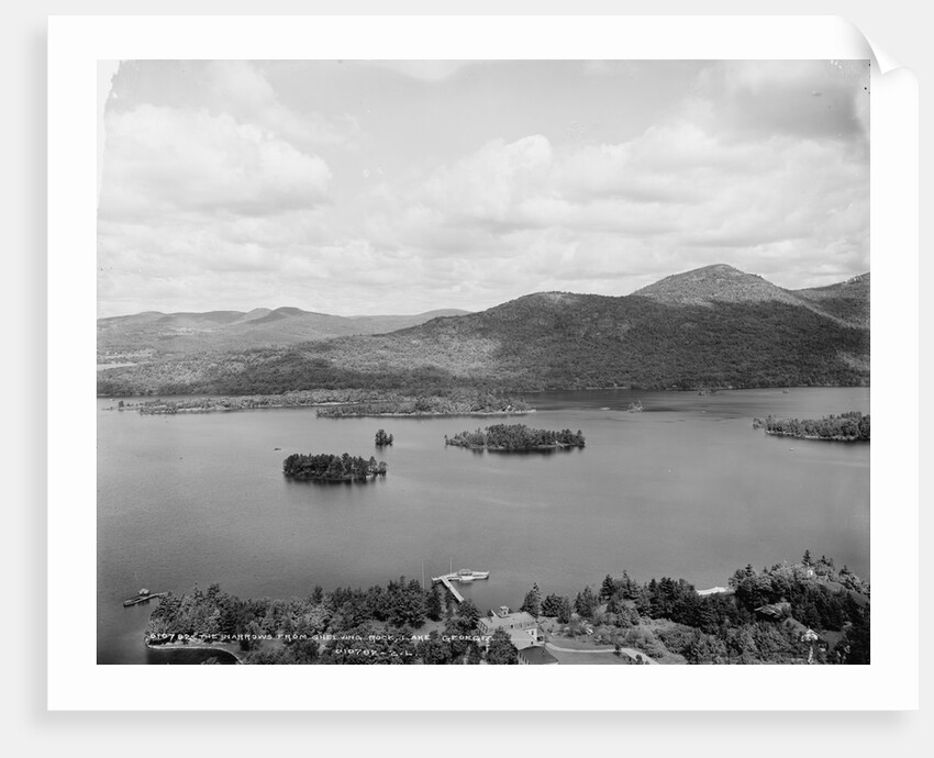 The Narrows from Shelving Rock, Lake George, c.1900-06 by Detroit Publishing Co.