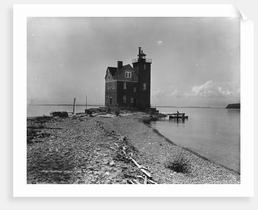 Mackinac Island from Round Island, c.1899 by Detroit Publishing Co.