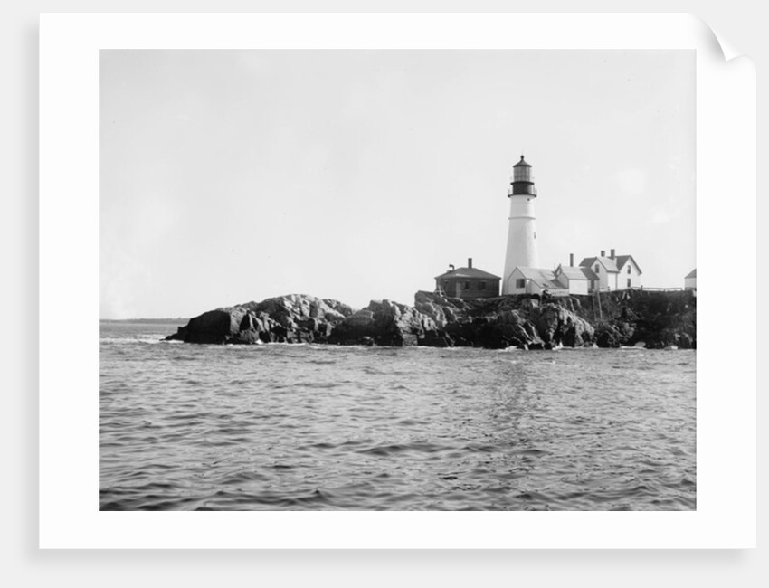 Portland Head Light, Portland, Maine, c.1900-10 by Detroit Publishing Co.