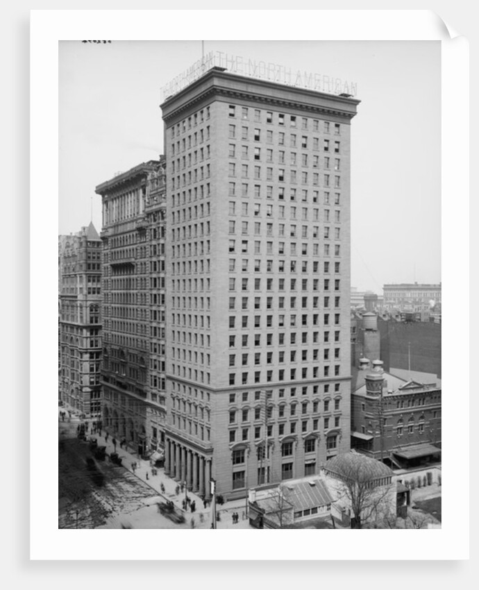 The North American and Real Estate Trust Buildings, Philadelphia, Pennsylvania, c.1897-1910 by Detroit Publishing Co.