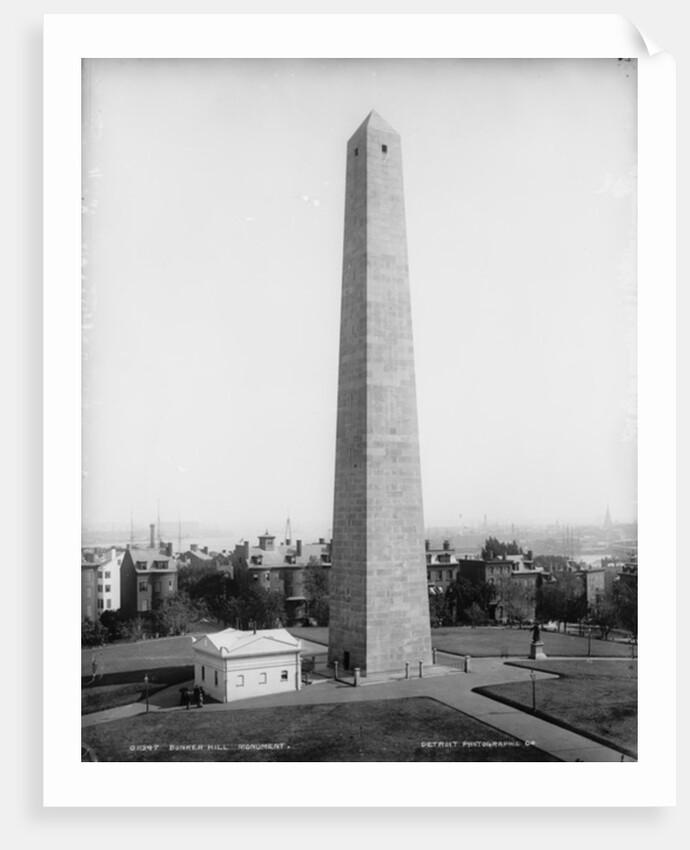 Bunker Hill Monument, Charlestown, Massachusetts, c.1890-99 by Detroit Publishing Co.