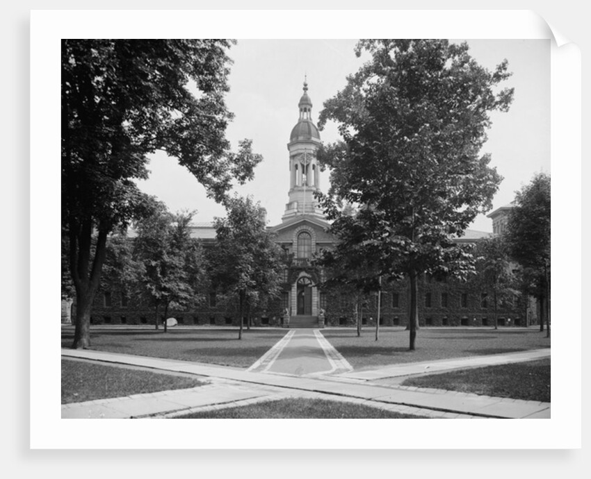 Nassau Hall, Princeton University, N.J., c.1903 by Detroit Publishing Co.