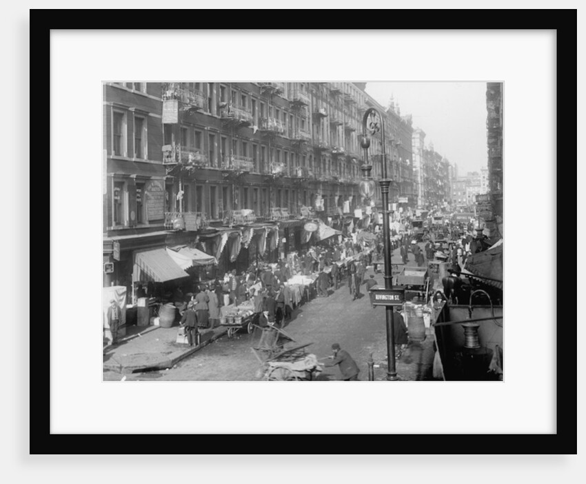 The Ghetto, New York, N.Y. by Detroit Publishing Co.