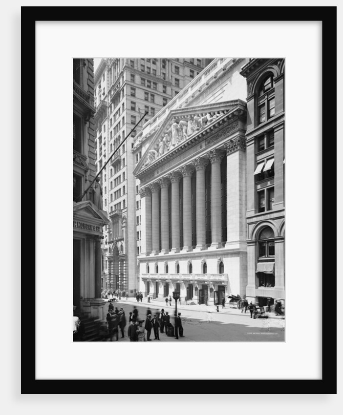 New York Stock Exchange, c.1904 by Detroit Publishing Co.