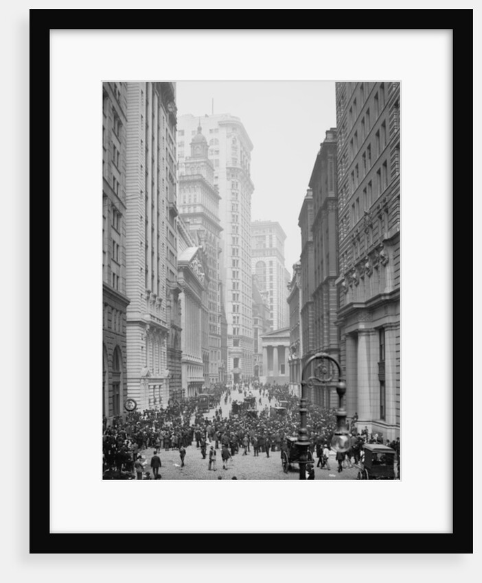 Broad Street, New York City, c.1905 by Detroit Publishing Co.