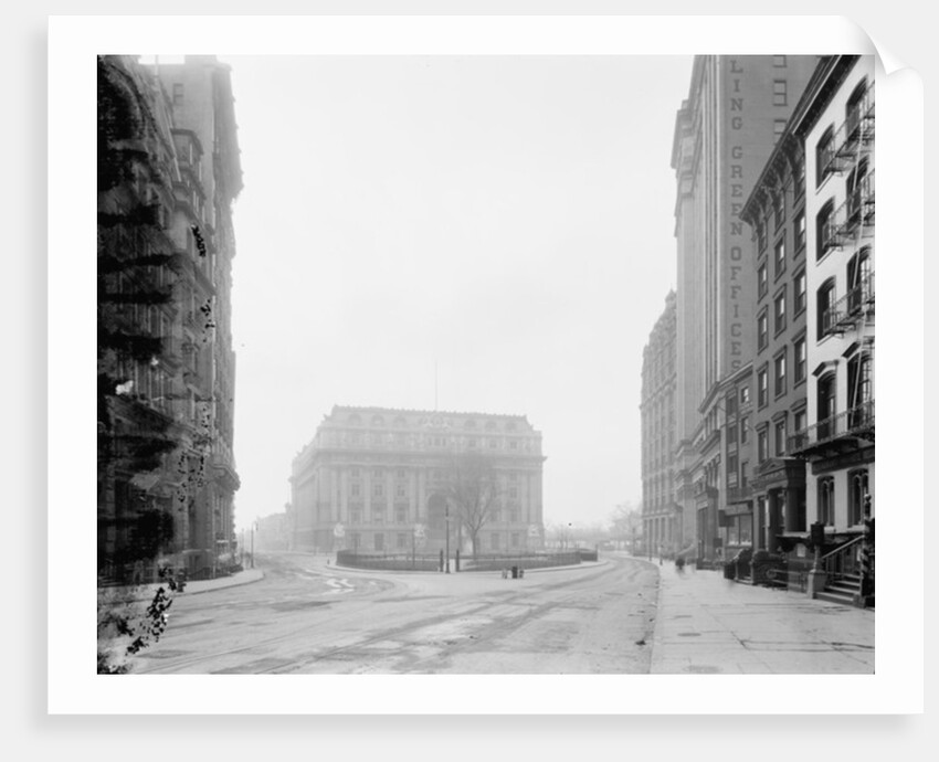 Custom House and Bowling Green, New York, N.Y., c.1907-10 by Detroit Publishing Co.