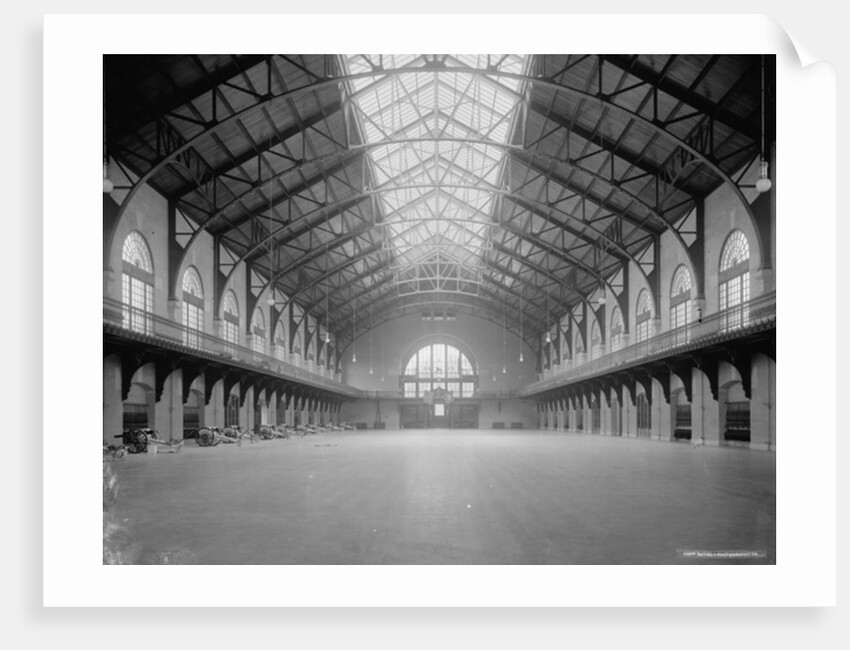 Interior of Armory, U.S. Naval Academy, Annapolis, Maryland, c.1900-06 by Detroit Publishing Co.