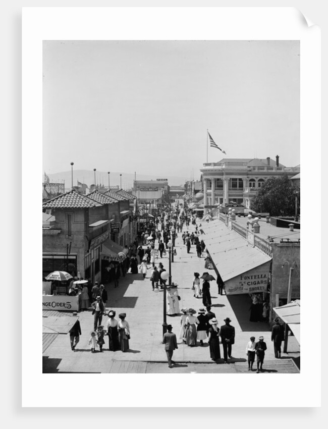 A Midway, Long Beach, California, c.1910-20 by Detroit Publishing Co.