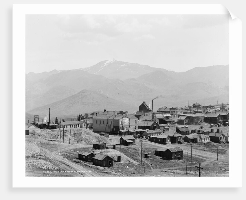 Pike's Peak from Altman, Colorado, c.1900 by Detroit Publishing Co.