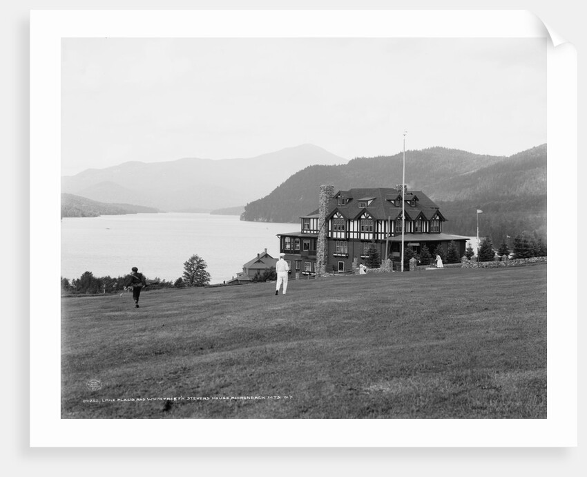 Lake Placid and Whiteface Mountain from Stevens House, Adirondack Mountains, N.Y., c.1909 by Detroit Publishing Co.