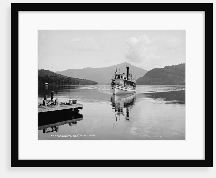 Steamboat Doris on Lake Placid, Adirondack Mountains, c.1902 by Detroit Publishing Co.