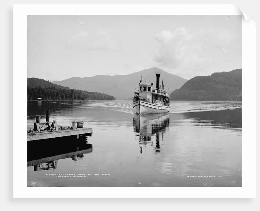 Steamboat Doris on Lake Placid, Adirondack Mountains, c.1902 by Detroit Publishing Co.