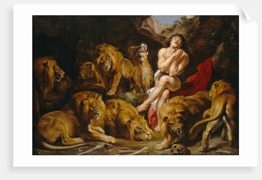 Daniel and the Lions Den, c.1615 by Peter Paul Rubens