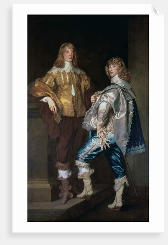 Lord John Stuart and his brother, Lord Bernard Stuart c.1638 by Anthony van Dyck