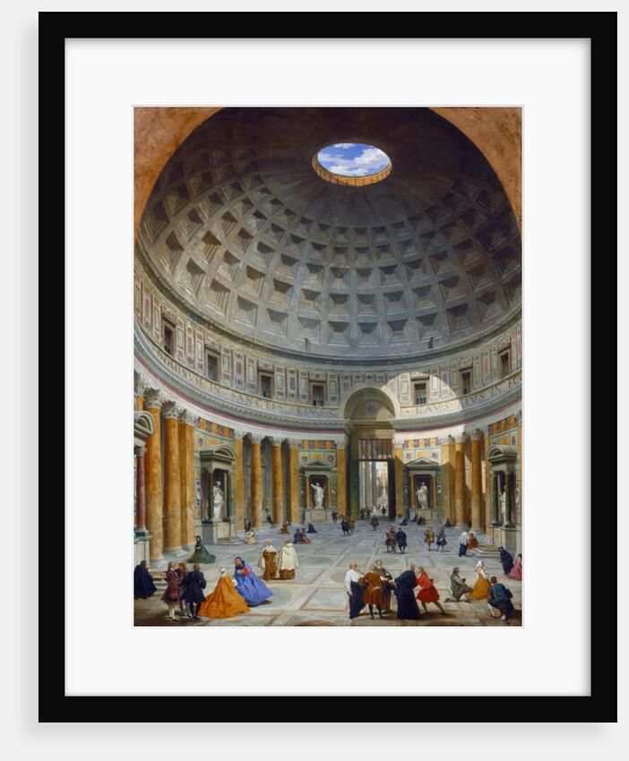Interior of the Pantheon, Rome, c.1734 by Giovanni Paolo Pannini or Panini