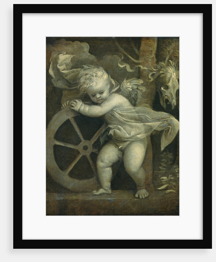 Cupid with the Wheel of Fortune, c.1520 by Titian (c.1488-1576)