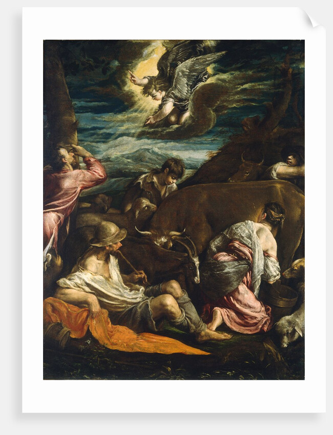 The Annunciation to the Shepherds, c.1555/1560 by Jacopo Bassano
