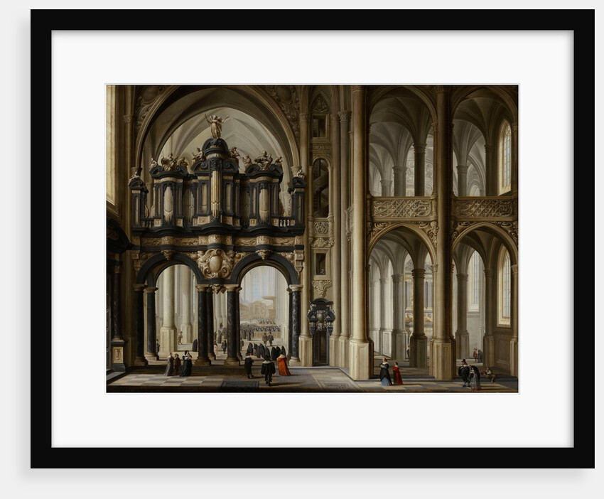 A Church Interior, 1642 by Dirck van Delen