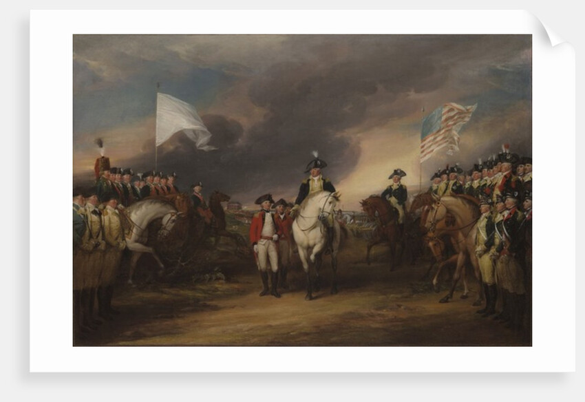 The Surrender of Lord Cornwallis at Yorktown, October 19, 1781, 1787-c.1828 by John Trumbull