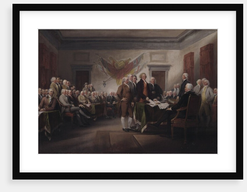 The Declaration of Independence, July 4, 1776, 1817 by John Trumbull