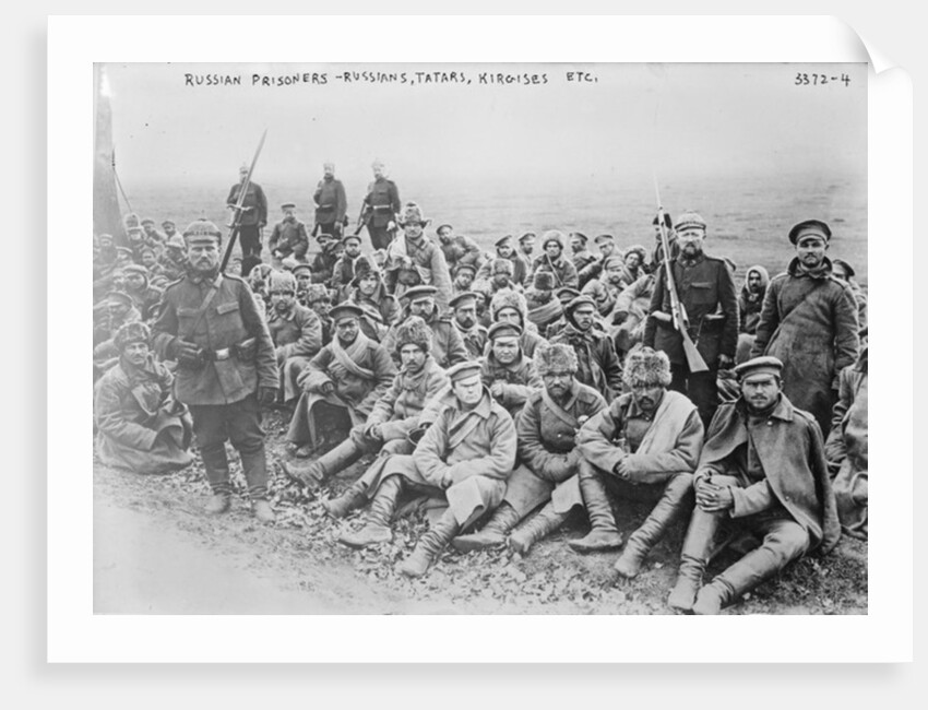 Russian prisoners: Russians, Tartars and Kirgises, 1914-15 by German Photographer