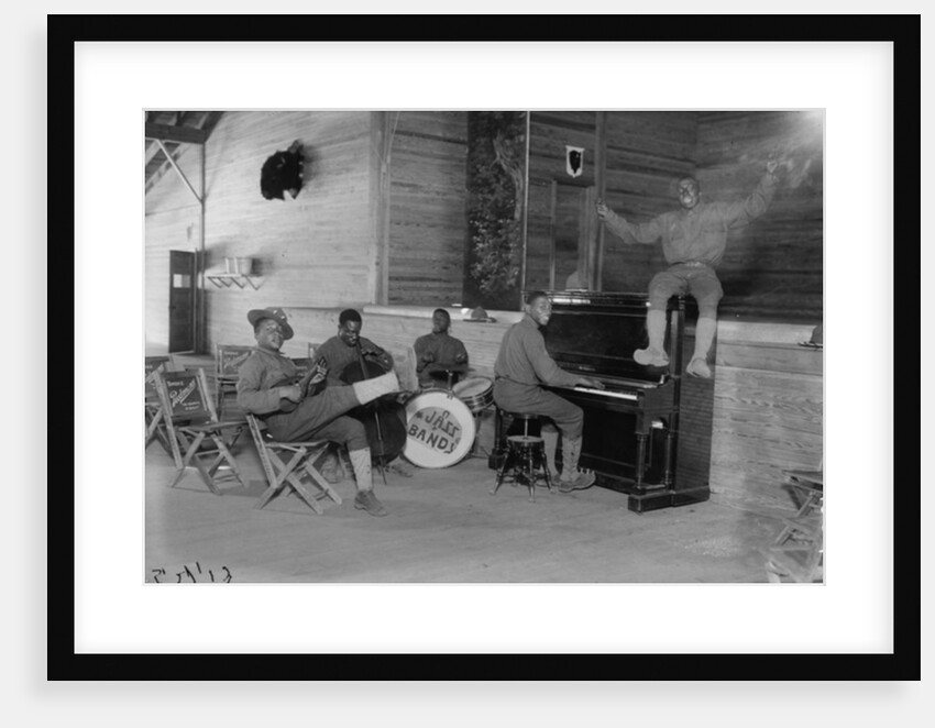 US Army Jazz Band, 1914-18 by American Photographer