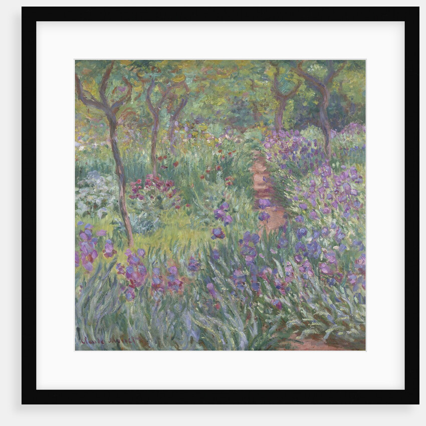 The Artist’s Garden in Giverny, 1900 by Claude Monet