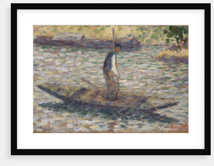 A Fisherman, c.1884 by Georges Pierre Seurat