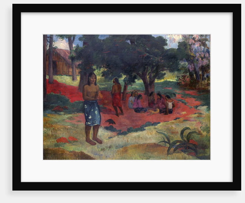 Parau Parau, 1892 by Paul Gauguin