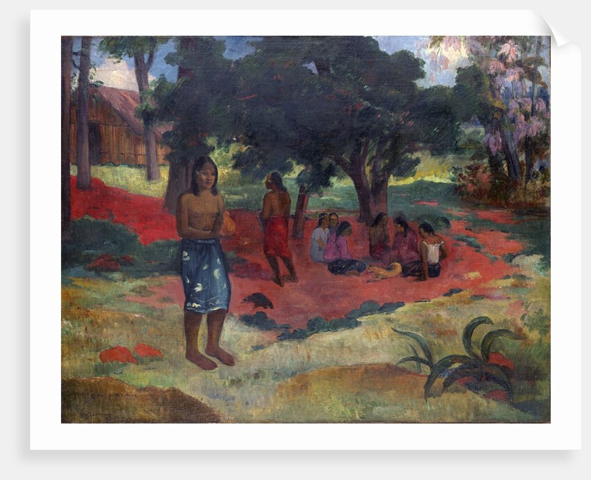 Parau Parau, 1892 by Paul Gauguin