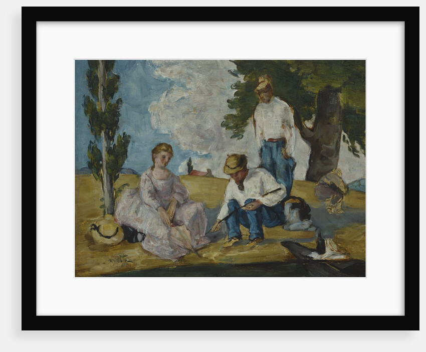 Picnic on a Riverbank, 1873-74 by Paul Cezanne