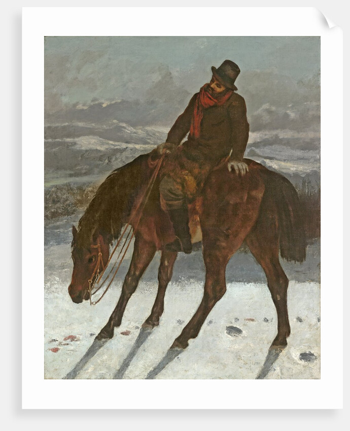 Hunter on Horseback, c.1864 by Gustave Courbet