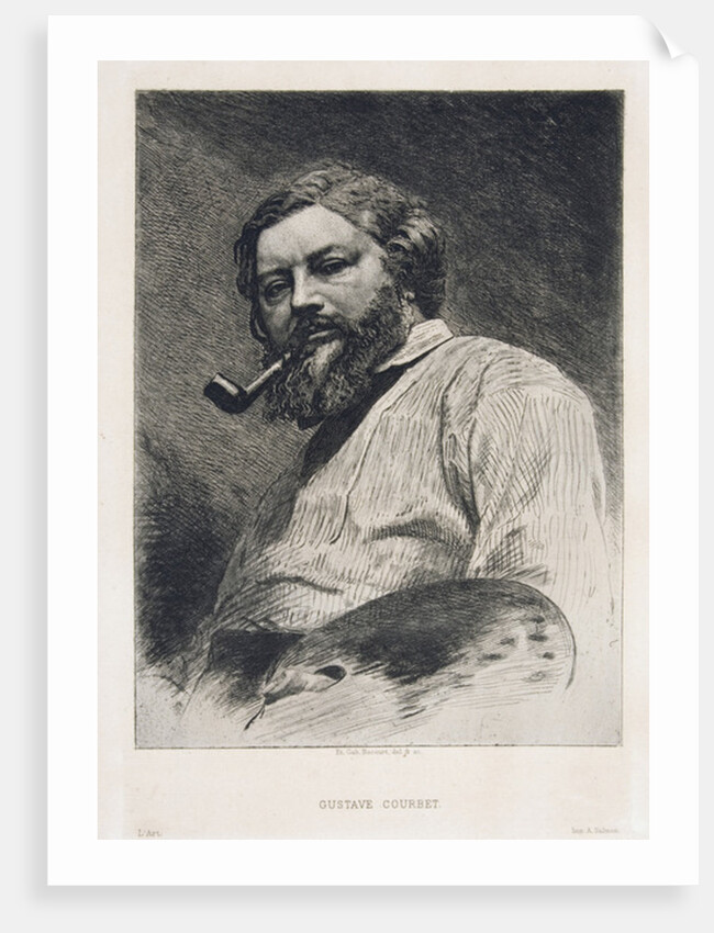 Gustave Courbet, 1882 by Etienne Gabriel Bocourt