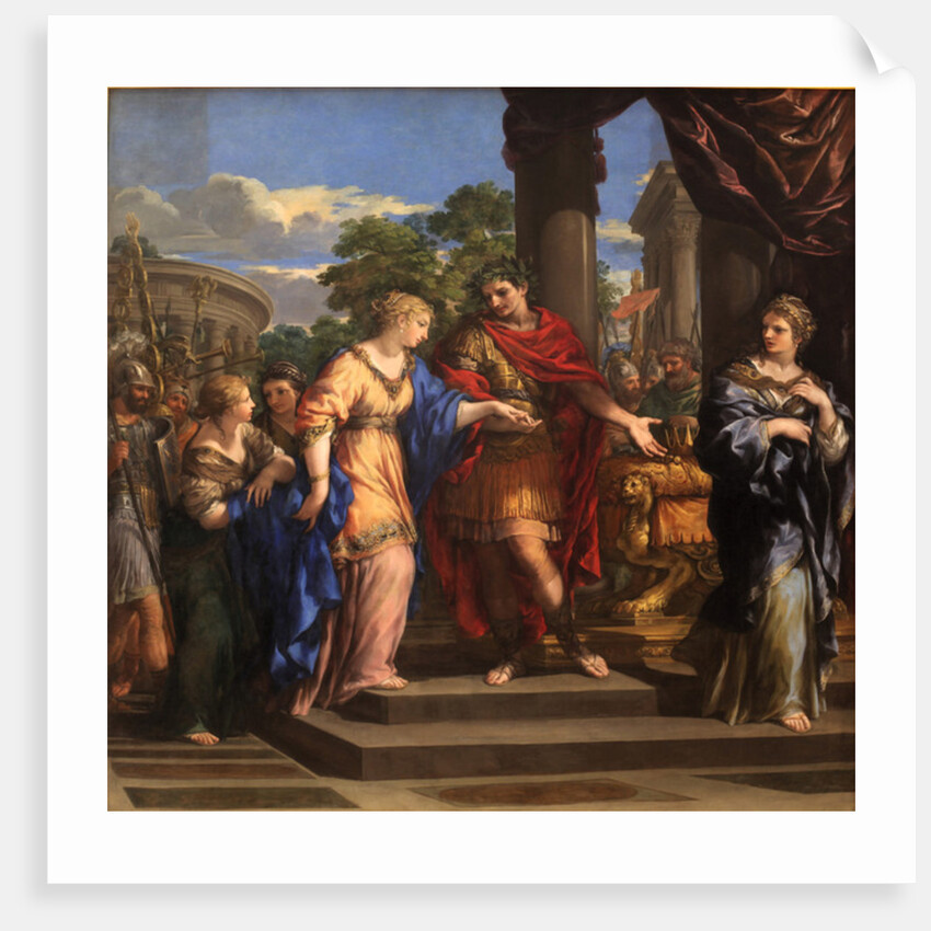 Caesar giving Cleopatra the Throne of Egypt, c.1637 by Pietro da Cortona