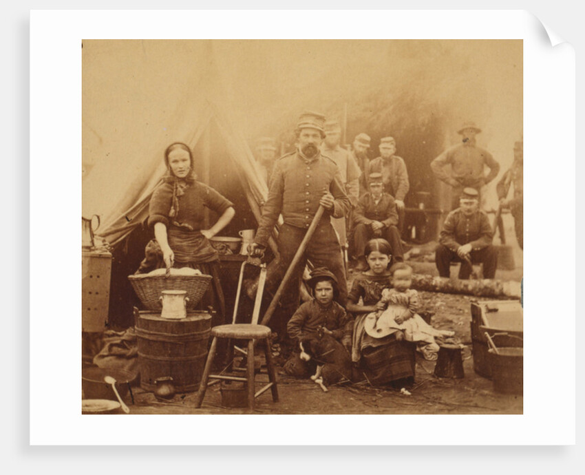Camp of 31st Pennsylvania Infantry near Washington, D.C., 1862 by American Photographer