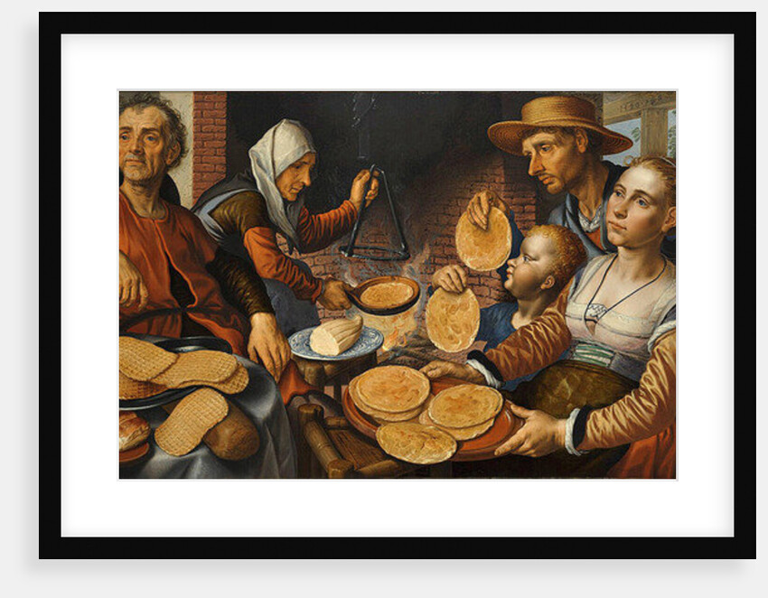 The Pancake Bakery, 1560 by Pieter Aertsen