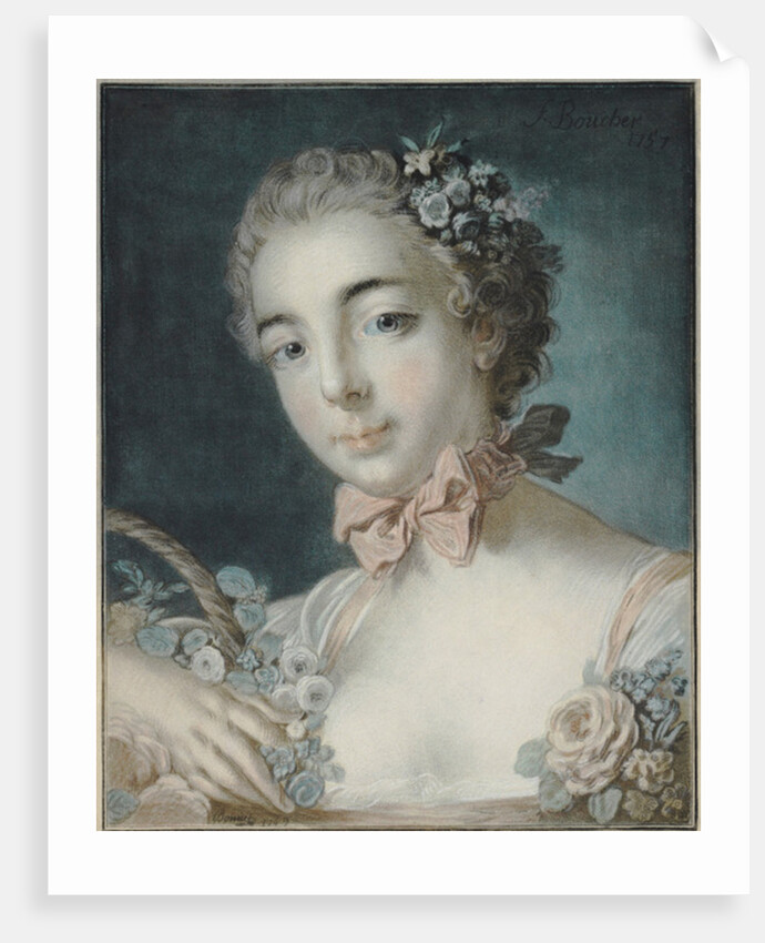 Head of Flora, 1769 by Francois Boucher