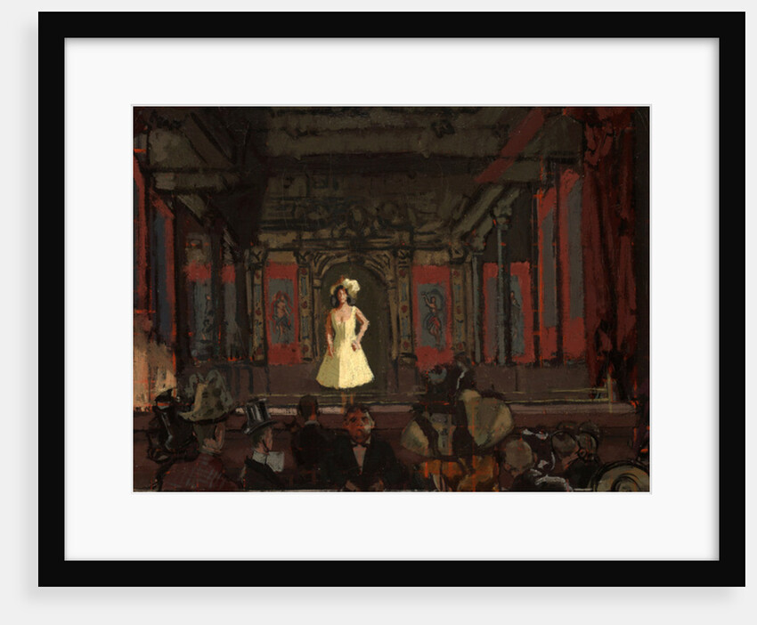 Gatti’s Hungerford Palace of Varieties. Second Turn of Katie Lawrence c.1888 by Walter Richard Sickert
