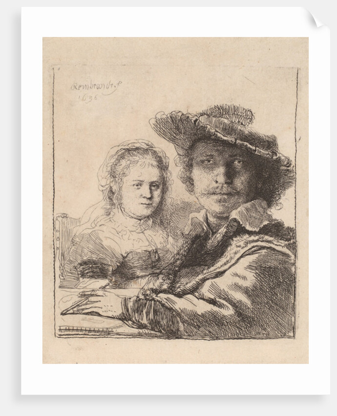 Self Portrait with Saskia, 1636 by Rembrandt Harmensz. van Rijn