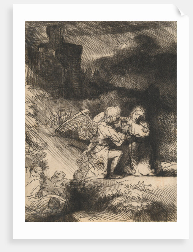 The Agony in the garden, c.1657 by Rembrandt Harmensz. van Rijn