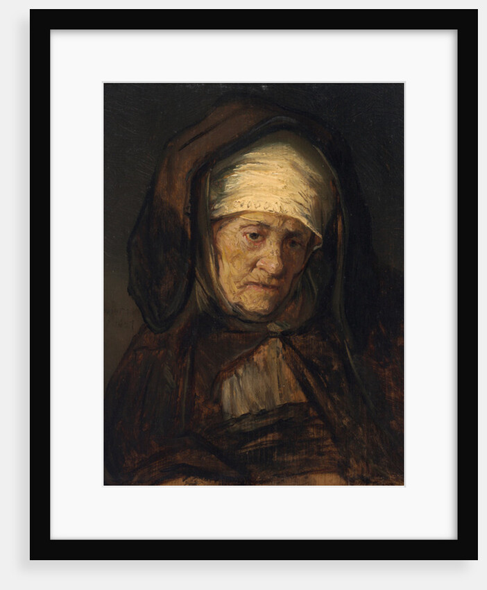 Head of an Aged Woman, 1655-60 by Rembrandt Harmensz. van Rijn