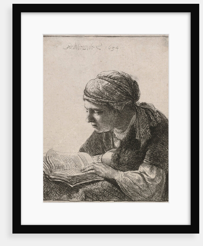 Woman Reading, 1634 by Rembrandt Harmensz. van Rijn