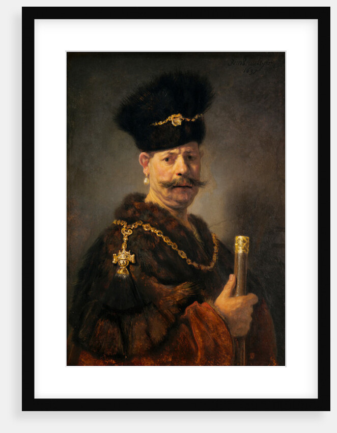 A Polish Nobleman, 1637 by Rembrandt Harmensz. van Rijn