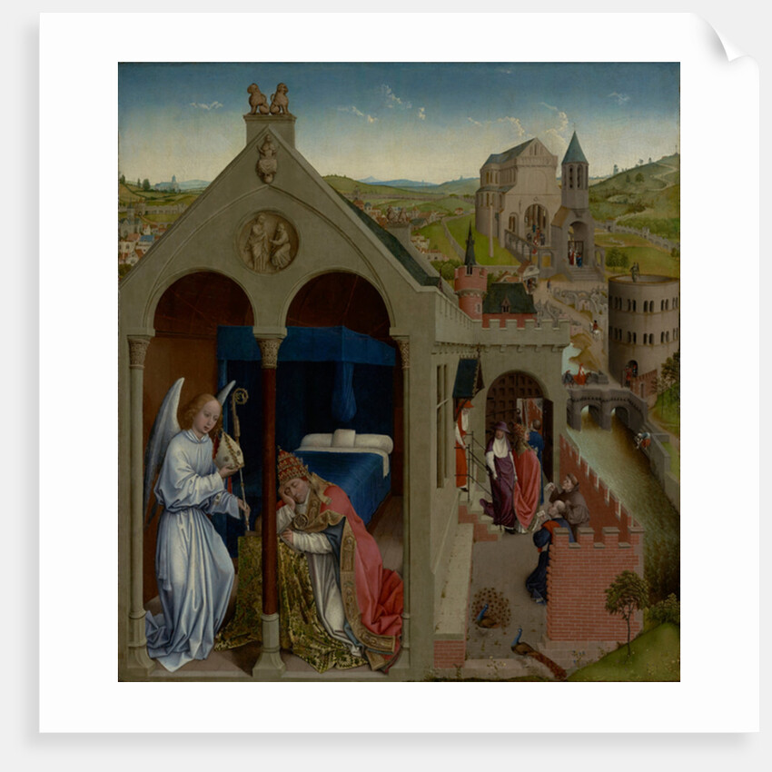 The Dream of Pope Sergius, c.1430 by Rogier van der (attr. to) Weyden