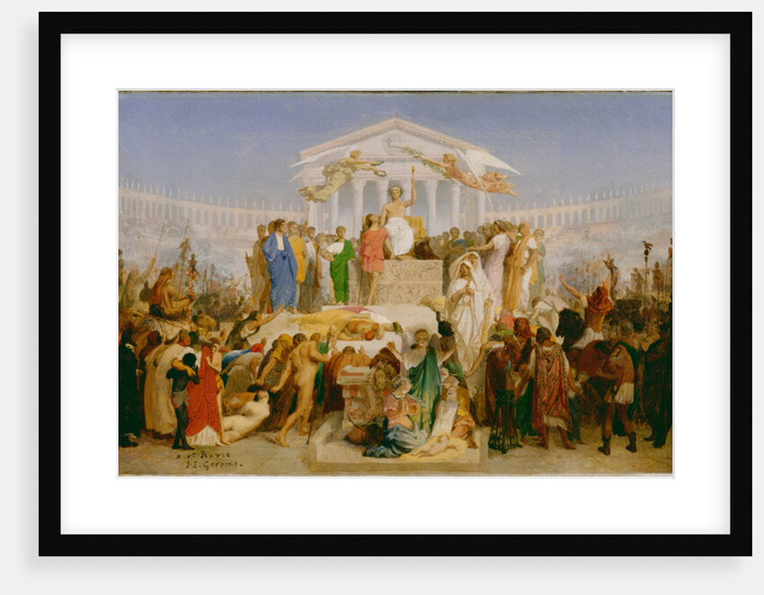 The Age of Augustus, the Birth of Christ, c.1852-54 by Jean Leon Gerome