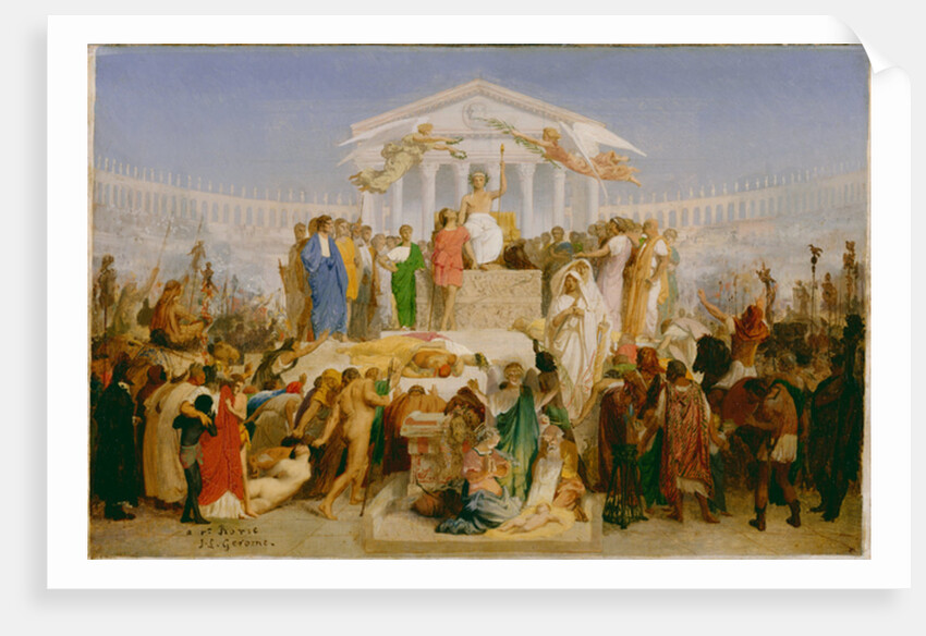 The Age of Augustus, the Birth of Christ, c.1852-54 by Jean Leon Gerome