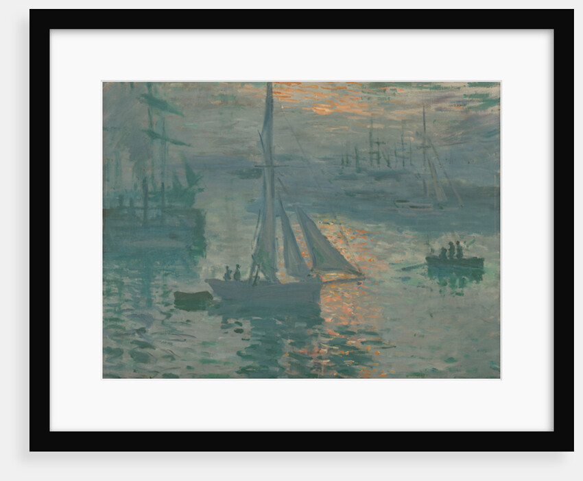 Sunrise, 1873 by Claude Monet