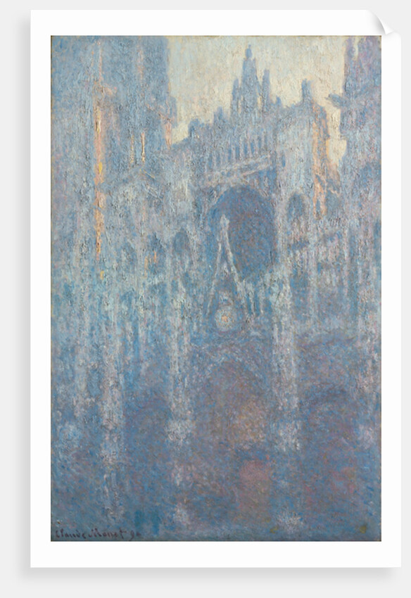 The Portal of Rouen Cathedral in Morning Light, 1894 by Claude Monet